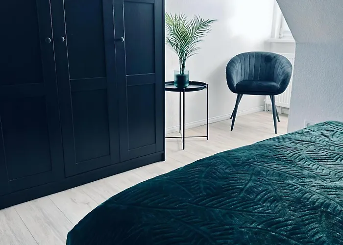 公寓 Lindenallee Ii Modernes Dg-apartment 诺德霍恩